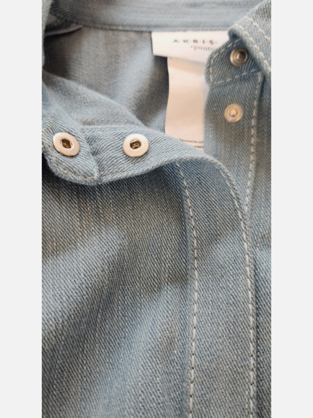 Akris Punto Women's Soft Light Blue Denim Jeans- NEW